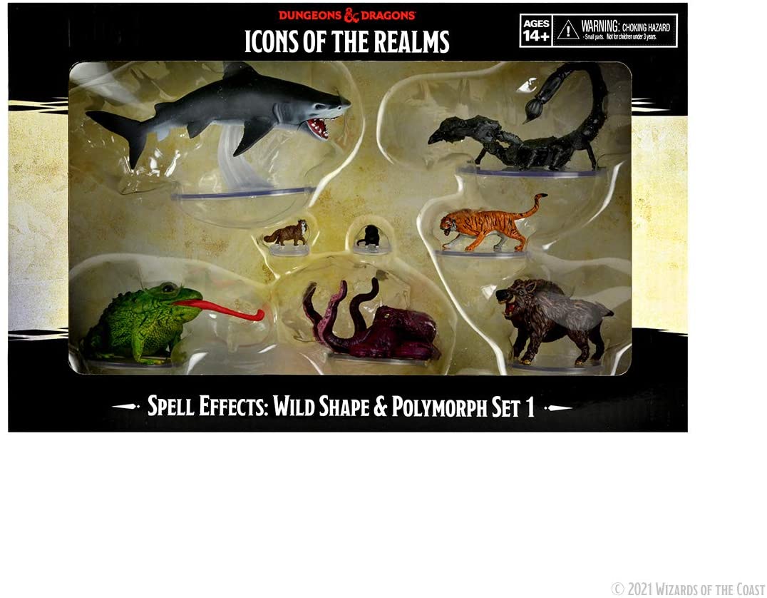 Dungeons & Dragons Icons of the Realms: Wild Shape & Polymorph Set 1